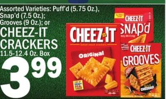 C Town Cheez-it crackers 11.5-12.4 oz. box offer