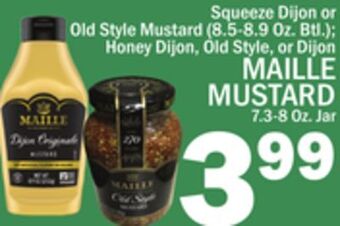C Town Maille mustard 7.3-8 oz. jar offer
