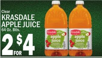 C Town Krasdale apple juice offer