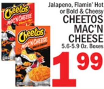C Town Cheetos mac'n cheese offer