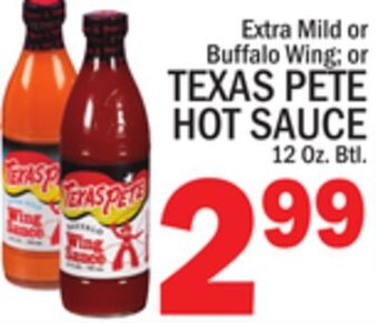 C Town Texas pete hot sauce offer