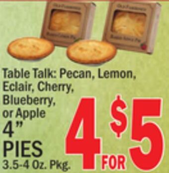 C Town 4" pies offer