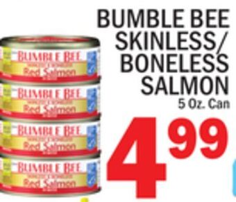 C Town Bumble bee skinless/boneless salmon offer