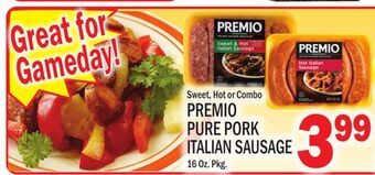 C Town Premio pure pork italian sausage offer