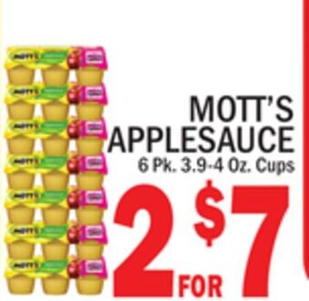 C Town Mott's applesauce offer