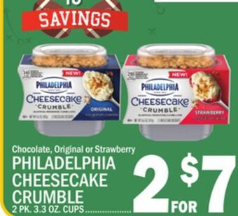 C Town Philadelphia cheesecake crumble offer