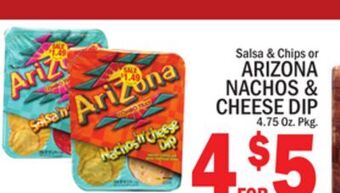 C Town Arizona nachos & cheese dip offer