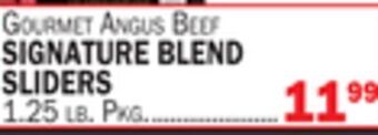 C Town Signature blend sliders offer