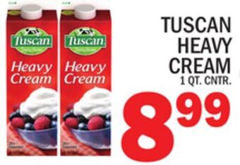 C Town Tuscan heavy cream offer