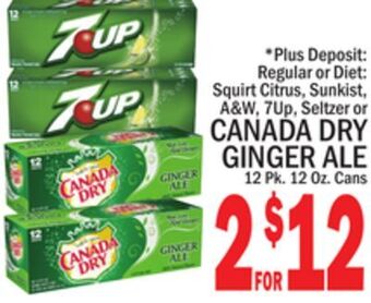 C Town Canada dry ginger ale offer