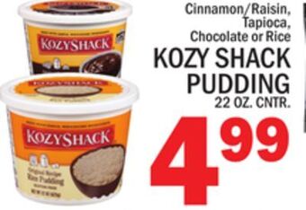 C Town Kozy shack pudding offer