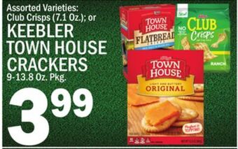 C Town Keebler town house crackers 9-13.8 oz. pkg offer