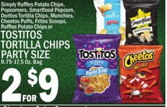 C Town Tostitos tortilla chips party size offer