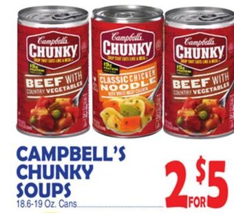 Bravo Supermarkets Campbell's chunky soups offer