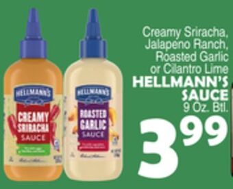 Bravo Supermarkets Hellmann's sauce offer