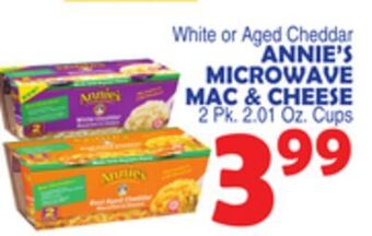Bravo Supermarkets Annie's microwave mac & cheese offer