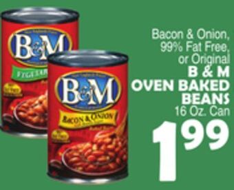 Bravo Supermarkets B & m oven baked beans offer
