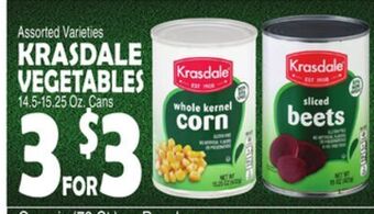 Bravo Supermarkets Krasdale vegetables offer