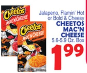 Bravo Supermarkets Cheetos mac'n cheese offer