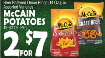Bravo Supermarkets Mccain potatoes, 19-32 oz. pkg offer