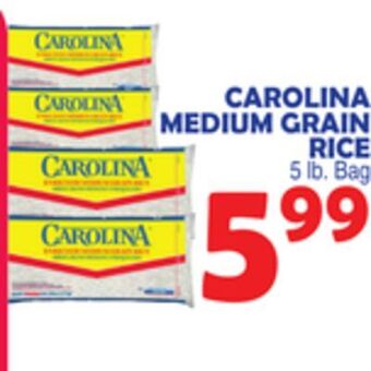 Bravo Supermarkets Carolina medium grain rice offer