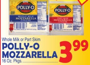Bravo Supermarkets Polly-o mozzarella offer