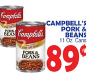 Bravo Supermarkets Campbell's pork & beans offer