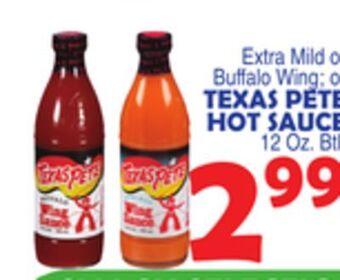 Bravo Supermarkets Texas pete hot sauce offer