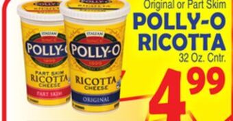 Bravo Supermarkets Polly-o ricotta offer