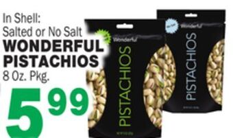 Bravo Supermarkets Wonderful pistachios offer