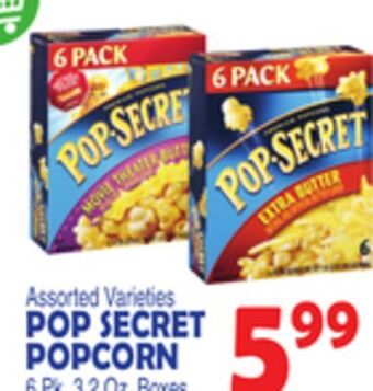 Bravo Supermarkets Pop secret popcorn offer