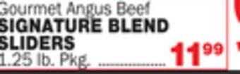 Bravo Supermarkets Gourmet angus beef signature blend sliders offer