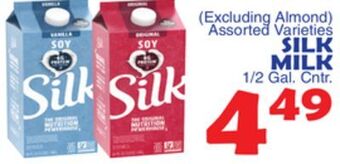 Bravo Supermarkets Silk milk offer