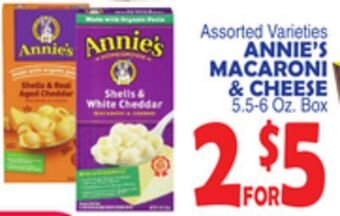 Bravo Supermarkets Annie's macaroni & cheese offer