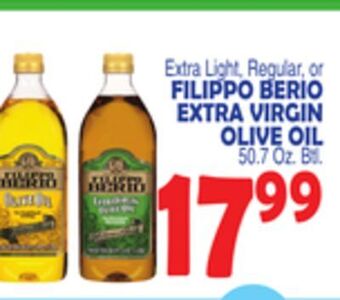 Bravo Supermarkets Filippo berio extra virgin olive oil offer