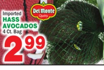 Bravo Supermarkets Hass avocados offer