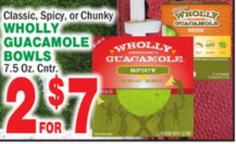 Bravo Supermarkets Wholly guacamole bowls offer