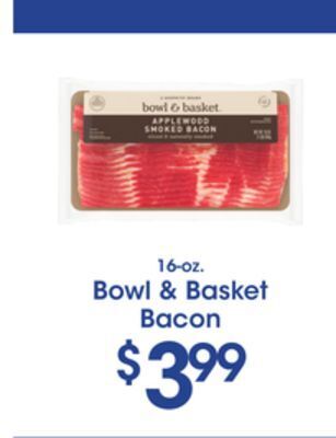 Price Rite Bowl & basket bacon offer
