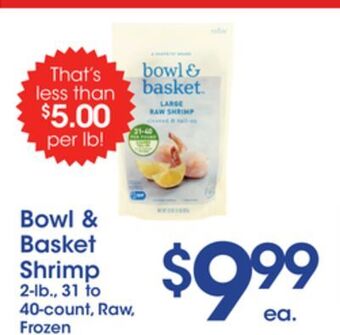 Price Rite Bowl & basket shrimp offer