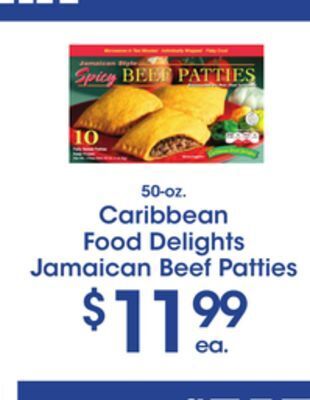 Price Rite Caribbean food delights jamaican beef patties offer