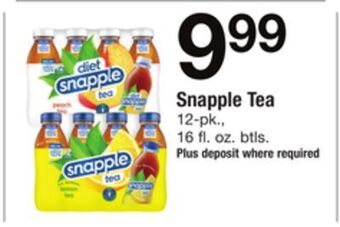 ACME Snapple tea offer