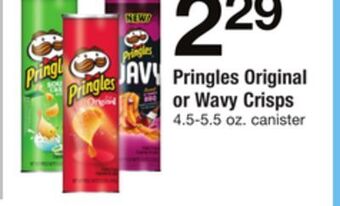 ACME Pringles original or wavy crisps offer