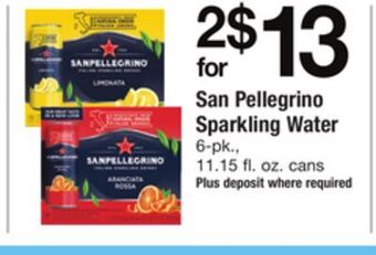 ACME San pellegrino sparkling water offer