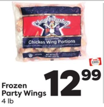 Weis Markets Frozen party wings offer