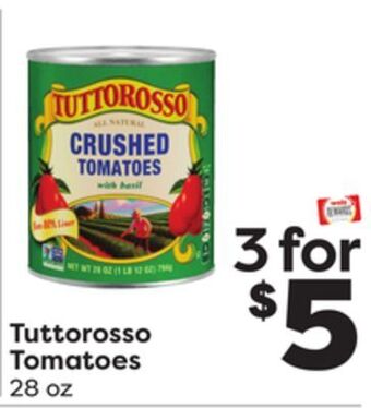 Weis Markets Tuttorosso tomatoes offer