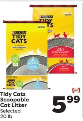 Weis Markets Purina tidy cats scoopable cat litter offer