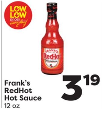 Weis Markets Frank's redhot hot sauce offer