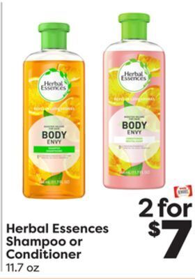 Weis Markets Herbal essences shampoo or conditioner offer