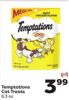 Weis Markets Temptations cat treats offer