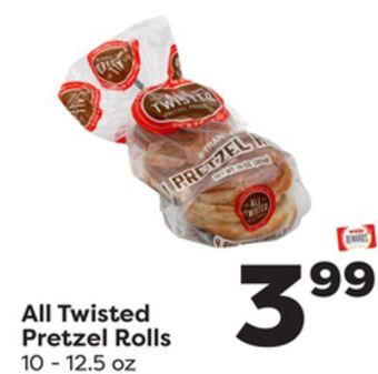 Weis Markets All twisted pretzel rolls offer